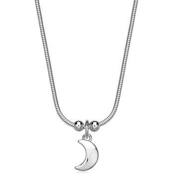 Módní doplněk S'Agapõ Moderní ocelový náhrdelník Měsíc Click SCK286 + 2 měsíce na vrácení zboží