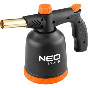 Dílna NEO TOOLS Plynová pájecí lampa se 190 g kartuší, piezoelektrické zapalování, 360 stupňů, pro práci v libovolné poloze