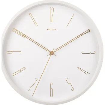 Hodiny Karlsson, Nástěnné hodiny Belle Numbers, bílé - Formadore