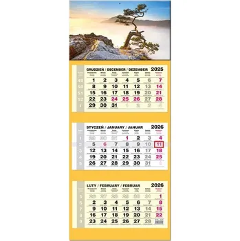 Kalendář Třídílný kalendář Lux Pieniny 2026, Ev-Corp