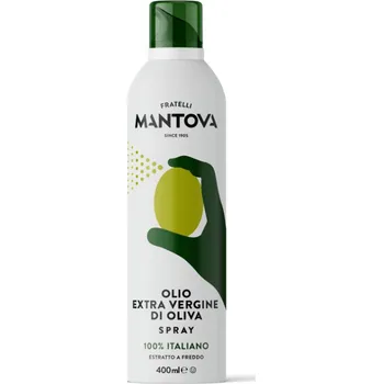 Rostlinný olej Mantova Olivový olej ve spreji Extra Virgine 400ml