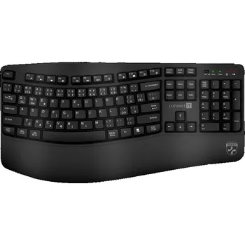 Klávesnice Klávesnice Connect IT For Health ErgoOffice, CZ/SK layout - černá