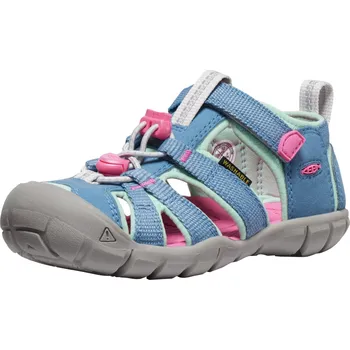 Chlapecké sandály Keen SEACAMP II CNX CHILDREN coronet blue/hot pink /28 dětské sandály