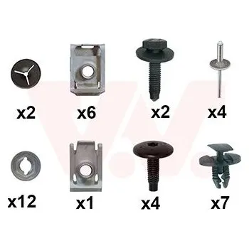 Nárazník Montážní sada, nárazník VAN WEZEL 0975793