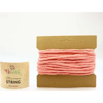 Příze ReTwisst Macrame String 5 mm / 10 m, 27 meruňková