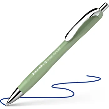 SCHNEIDER Kuličkové pero Schneider Slider Rave XB Organic Green - modrá náplň 609430