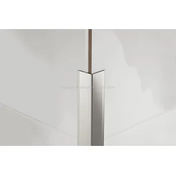 Nerezový dřez 77130 775/SF Nárožník 50x50x1mm /Nerez kartáčovaný/270cm