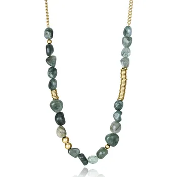 Náhrdelník Viceroy Výrazný pozlacený náhrdelník s jaspisem Chic 15156C09016 + 2 měsíce na vrácení zboží