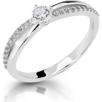 Prsten Cutie Diamonds Luxusní prsten z bílého zlata s diamanty DZ6728-2837-10-X-2 64 mm + 2 měsíce na vrácení zboží