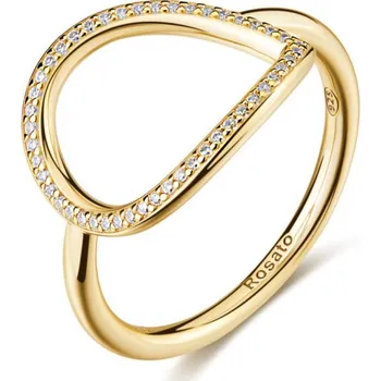 Módní doplněk Rosato Designový pozlacený prsten Sofia RZSO40 58 mm + 2 měsíce na vrácení zboží