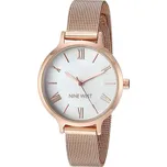 Nine West Analogové hodinky NW/2228SVRG + 2 měsíce na vrácení zboží