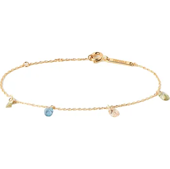 Šperk PDPAOLA Slušivý pozlacený náramek se zirkony Bloom Gold PU01-790-U + 2 měsíce na vrácení zboží