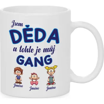 Hrnek - Dědův gang Barva: Bílá