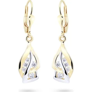 Náušnice Cutie Diamonds Módní náušnice ze žlutého zlata s diamanty DZ8045-55-00-X-1 + 2 měsíce na vrácení zboží