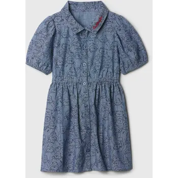 Oblečení a móda Dívčí baby chambrey šaty × paddington GAP 18-24M