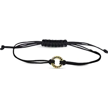 Náramek Cutie Jewellery Černý kabala náramek Z3061-60-BL-X-1 black + 2 měsíce na vrácení zboží