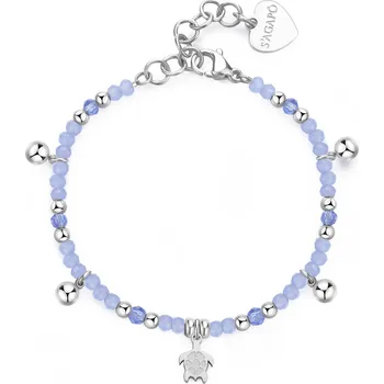 Náramek S'Agapõ Korálkový náramek s přívěsky Želva Glint SGI13 + 2 měsíce na vrácení zboží