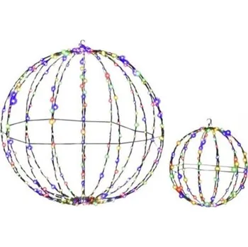 Dekorativní svítidlo Vánoční světelná koule CM25000DE, LED, 2 kusy - A COSTWAY