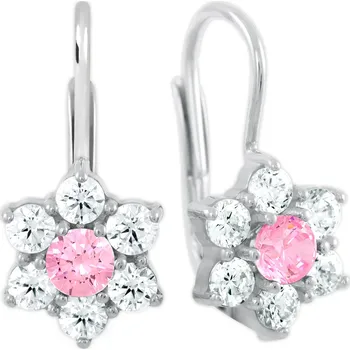 Náušnice Soliter Květinové náušnice z bílého zlata 239 001 00144 0700400 + 2 měsíce na vrácení zboží