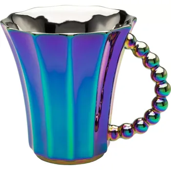 Porcelánový hrnek Retro T Zelená tyrkys Titan