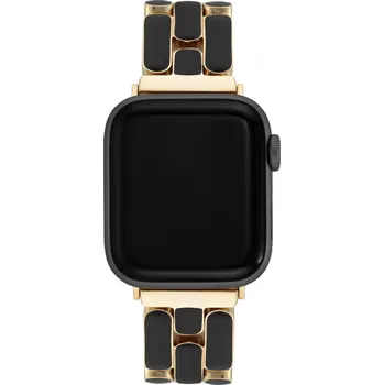 Módní doplněk Anne Klein Ocelový tah pro Apple Watch 38/40/41 mm - Gold/Black WK/1048GPBK38 + 2 měsíce na vrácení zboží