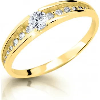 Prsten Cutie Diamonds Prsten ze žlutého zlata s diamanty DZ6723-2804-10-x-1 50 mm + 2 měsíce na vrácení zboží