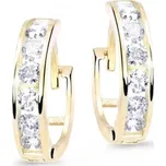 Cutie Diamonds Slušivé dětské náušnice ze žlutého zlata s brilianty DC3345-10-00-X-1 + 2 měsíce na vrácení zboží