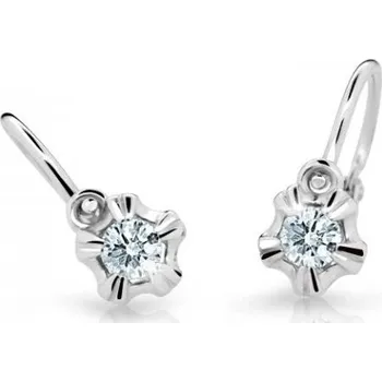Náušnice Cutie Diamonds Dětské náušnice z bílého zlata s brilianty DC2158-10-00-X-2 + 2 měsíce na vrácení zboží