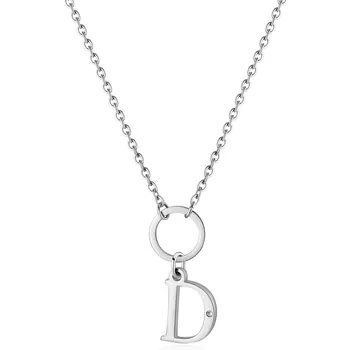 Módní doplněk S'Agapõ Dámský ocelový náhrdelník s písmenem D Happy SHAC68 + 2 měsíce na vrácení zboží