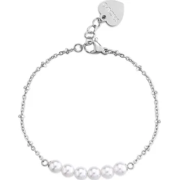 Módní doplněk S'Agapõ Elegantní ocelový náramek s perlami Wisdom SWI19 + 2 měsíce na vrácení zboží