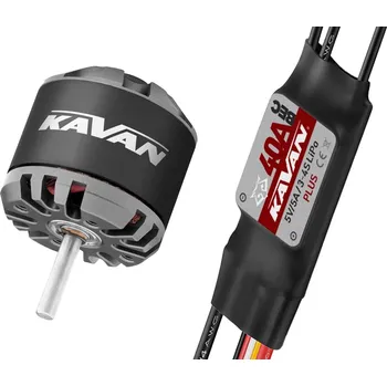 RC vybavení Combo set KAVAN C3536-1000 + KAVAN R-40SB Plus