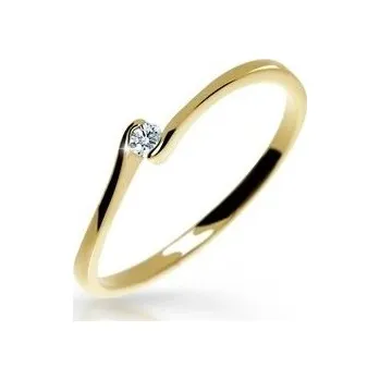 Prsten Cutie Diamonds Třpytivý prsten ze žlutého zlata s briliantem DZ6727-2947-00-X-1 48 mm + 2 měsíce na vrácení zboží