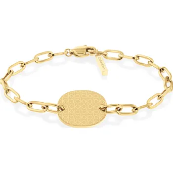 Šperk Calvin Klein Moderní pozlacený náramek Iconic for Her 35000397 + 2 měsíce na vrácení zboží