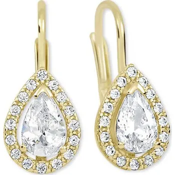 Náušnice Brilio Náušnice ze žlutého zlata s krystaly 239 001 00831 + 2 měsíce na vrácení zboží