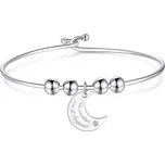 S'Agapõ Pevný ocelový náramek s měsíčkem Be My Always SBM69 + 2 měsíce na vrácení zboží