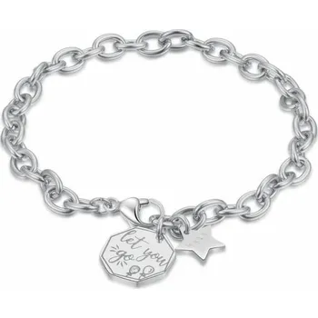 Módní doplněk S`Agapõ Ocelový náramek s přívěsky Happy SHAM13 + 2 měsíce na vrácení zboží