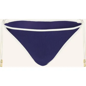 Dámské plavky Mrs & Hugs Dámské Trojúhelníkové Bikiny, tmavě modrá / bílá, 38