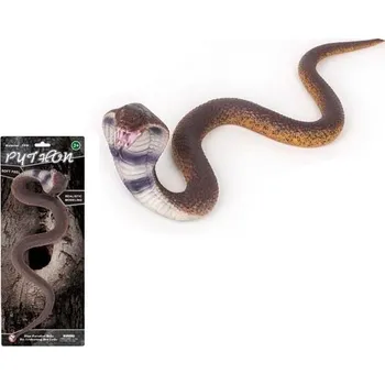 Figurka Had kobra gumový měkký 48 cm