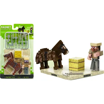 ostatní stavebnice Stavebnice Magnet World bojovník s koněm