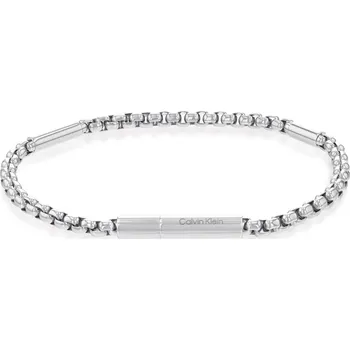 Šperk Calvin Klein Elegantní pánský náramek z oceli Cylinder Links 35000574 + 2 měsíce na vrácení zboží