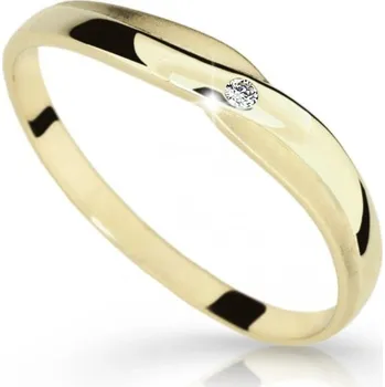 Prsten Cutie Diamonds Jemný prsten ze žlutého zlata s briliantem DZ6875-2006-10-X-1 63 mm + 2 měsíce na vrácení zboží