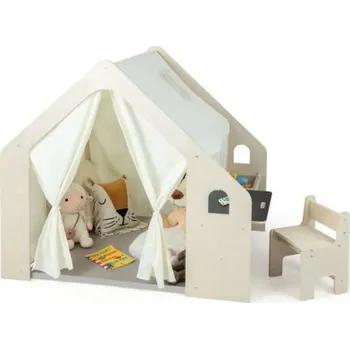 Dětský domeček Dětský domeček na hraní 6v1 TP10177BE, 113×98×113 cm - B COSTWAY