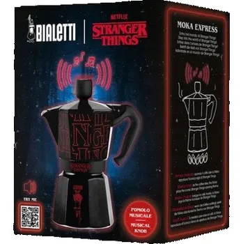 Moka konvice Bialetti Moka Express Sound Stranger Things 6 šálků - moka konvice