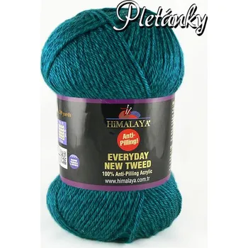 Galanterie Himalaya Příze Everyday New Tweed 75118 - petrolejová