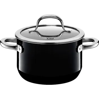 Hrnec Hrnec 16 cm Passion Colours Black - Silit (Kastrol vysoký Passion Black 16 cm - Silit-WMF Group)