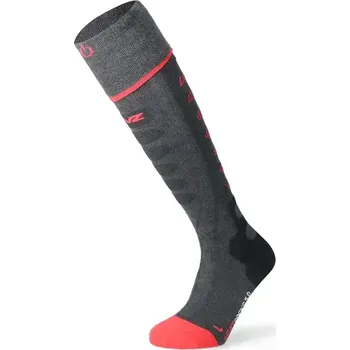 Pánská móda Lenz Heat Socks 5.1 Toe Cap Anthracite/Red