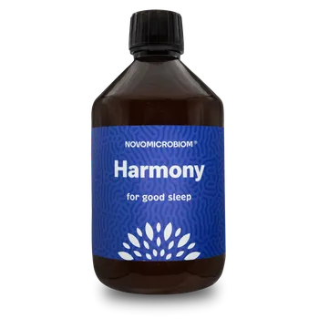 Přípravek na podporu paměti a spánku Microbiom HARMONY živé probiotické kultury s bylinami pro zdravý spánek 475ml