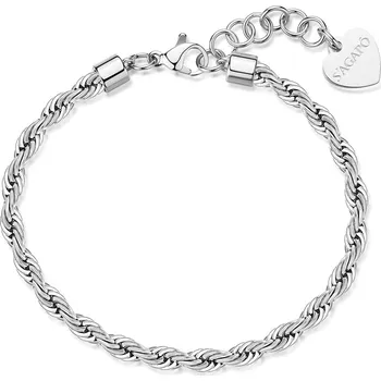 Módní doplněk S'Agapõ Něžný ocelový náramek Valis Chunky SHK114 + 2 měsíce na vrácení zboží