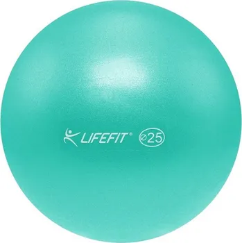 Gymnastický míč Lifefit - Míč Overball 25 cm BAZAR Tyrkysová