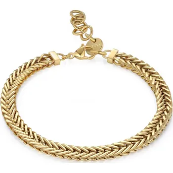 Náramek S'Agapõ Pánský pozlacený náramek Ripple SRP53 + 2 měsíce na vrácení zboží